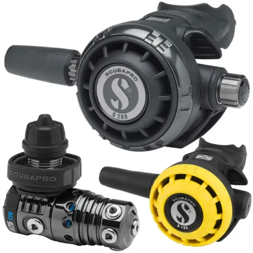 Scubapro MK25 Black Tec Evo DIN 300 G260/ S270 Octopus