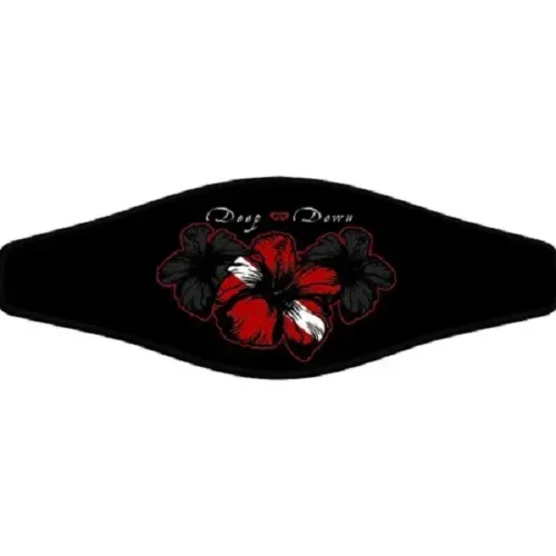 Promosystem Neopren-Maskenband Hibiskus