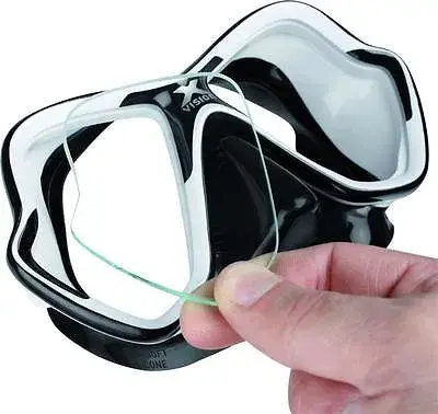 Maske Optische Gläser Einsetzen
