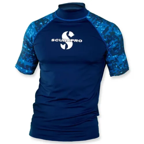 Scubapro Aegean Rashguard Kurzarm Herren UPF50