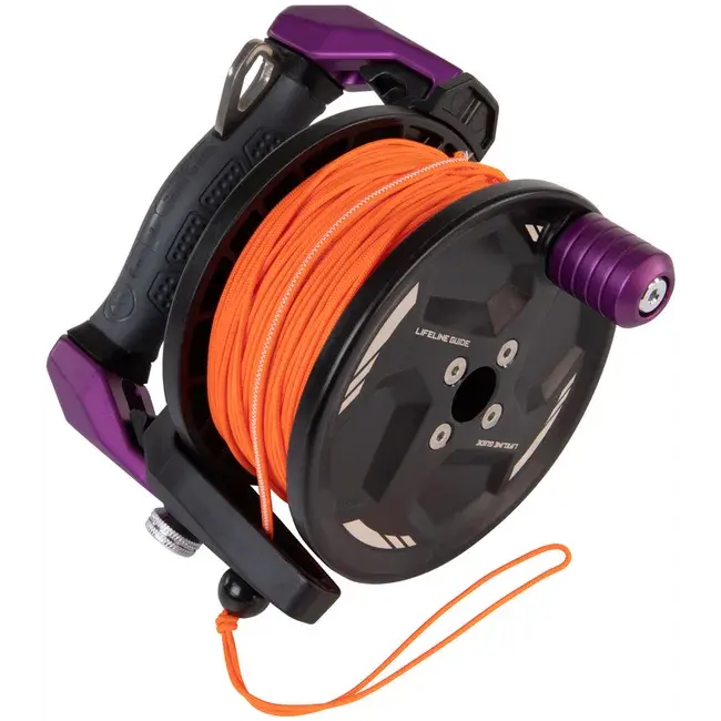 Apeks Guide Reel 120m Grey – Bild 2
