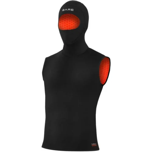 Bare Weste mit Kopfhaube 5/3mm Damen