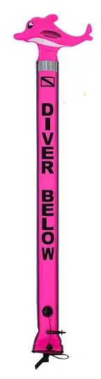 DiveXS Boje Delfin 180cm pink