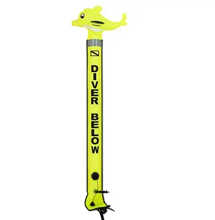 DiveXS Boje Delfin 180cm gelb