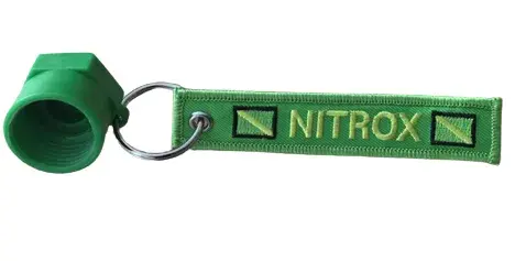 DiveXS Din Cap with Patch Nitrox