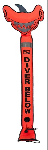 DiveXS Boje Hai 180cm orange